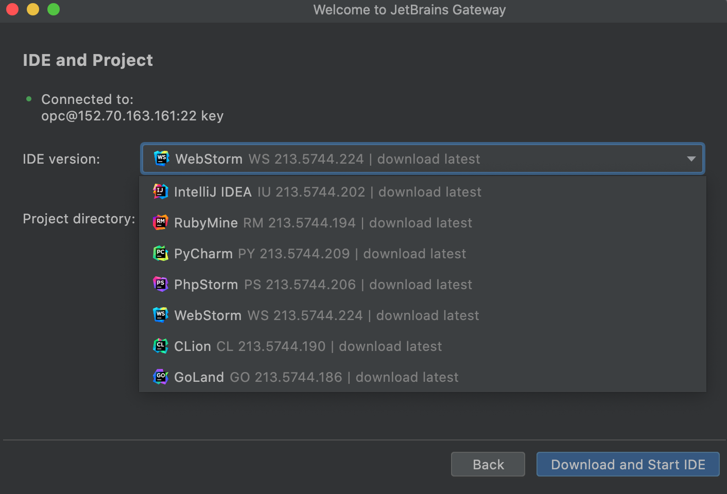 the Ide version the Ide version